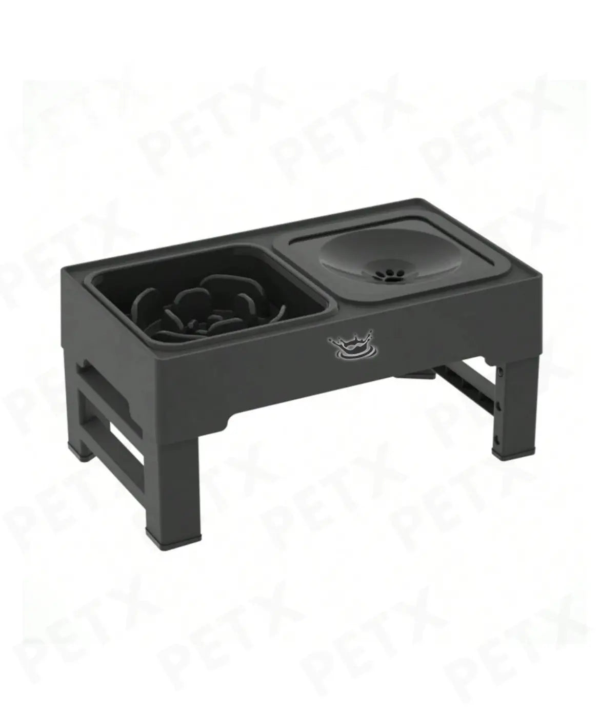 Klavon™ Adjustable Elevated Dog Bowl - Zero Splash  & Slow Feeder