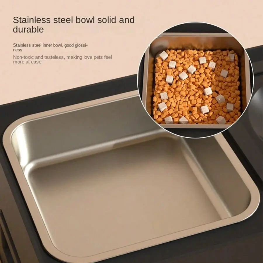Klavon™ Adjustable Elevated Dog Bowl - Zero Splash  & Slow Feeder