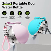 Klavon™ AquaGo 2-in-1 Portable Dog Water Bottle 285 ml
