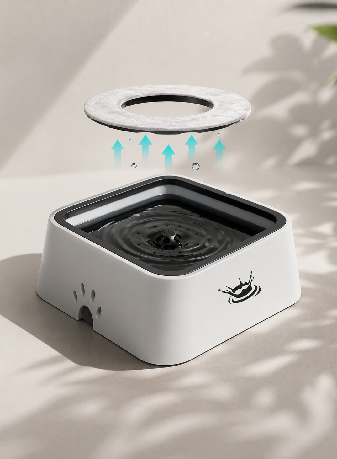 Klavon™ Zero Splash Water Bowl – Clean & Filtered 2L