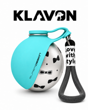 Klavon™ AquaGo 2-in-1 Portable Dog Water Bottle 285 ml