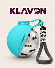 Klavon™ AquaGo 2-in-1 Portable Dog Water Bottle 285 ml